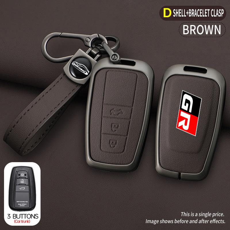 New Zinc Alloy Leathers Car Key Case Cover Shell Auto Keychain For Toyota GR Prius Camry Corolla CHR CHR RAV4 Land Cruiser Prado
New Zinc Alloy Leathers Car Key Case Cover Shell Auto Keychain For Toyota GR Prius Camry Corolla CHR CHR RAV4 Land Cruiser Prado