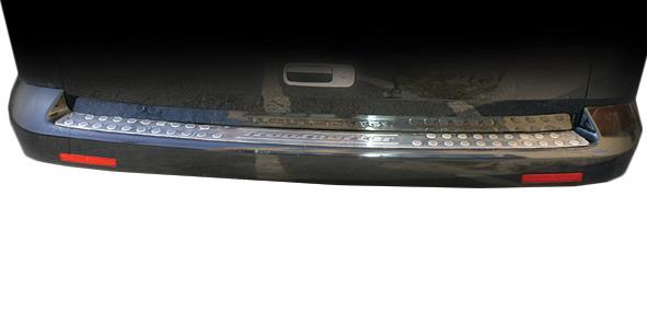 Накладка на задній бампер пряма (Omsa, нерж) для Volkswagen T5 Transporter 2003-2010 рр.
Накладка на задній бампер пряма (Omsa, нерж) для Volkswagen T5 Transporter 2003-2010 рр.