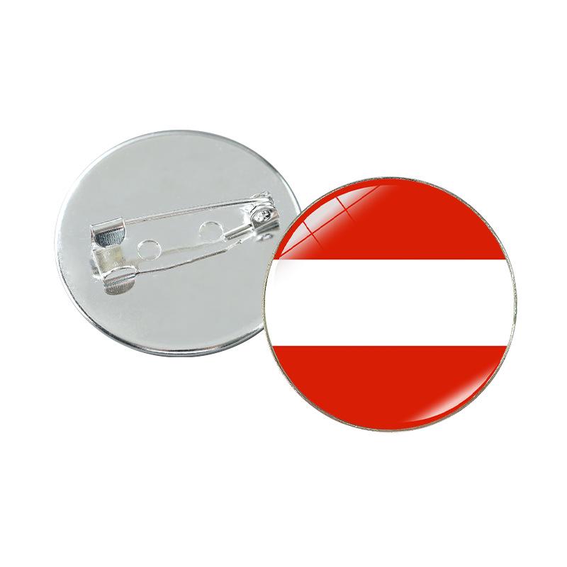 European National Flags Silver Brooches: Stylish World Cup Accessories
European National Flags Silver Brooches: Stylish World Cup Accessories