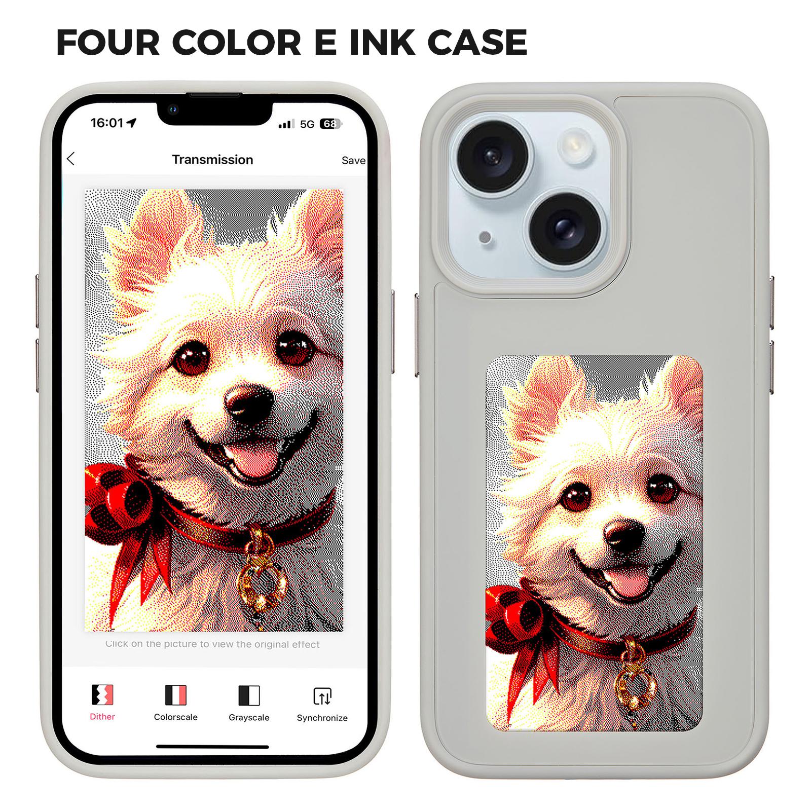 INKZONE Чехол для iPhone 13/14 PC+TPU 4-цветный E Ink чехол DIY Смарт-дисплей Настраиваемая крышка для телефона Grey
INKZONE Чехол для iPhone 13/14 PC+TPU 4-цветный E Ink чехол DIY Смарт-дисплей Настраиваемая крышка для телефона Grey