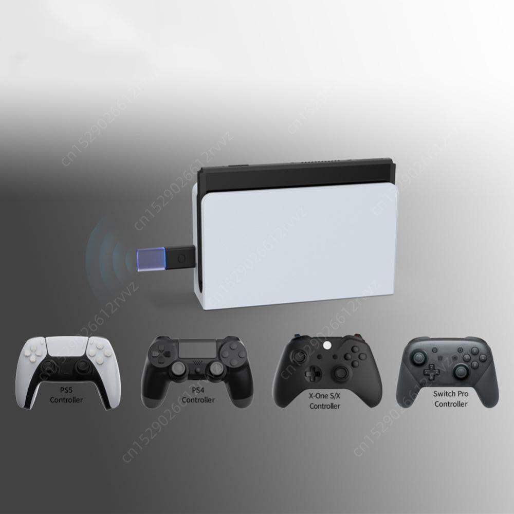 Для Nintendo Switch USB-приемник для Xbox One S/X беспроводной игровой контроллер Bluetooth-совместимый 5.0 Dongle адаптер для PS4/5
Для Nintendo Switch USB-приемник для Xbox One S/X беспроводной игровой контроллер Bluetooth-совместимый 5.0 Dongle адаптер для PS4/5