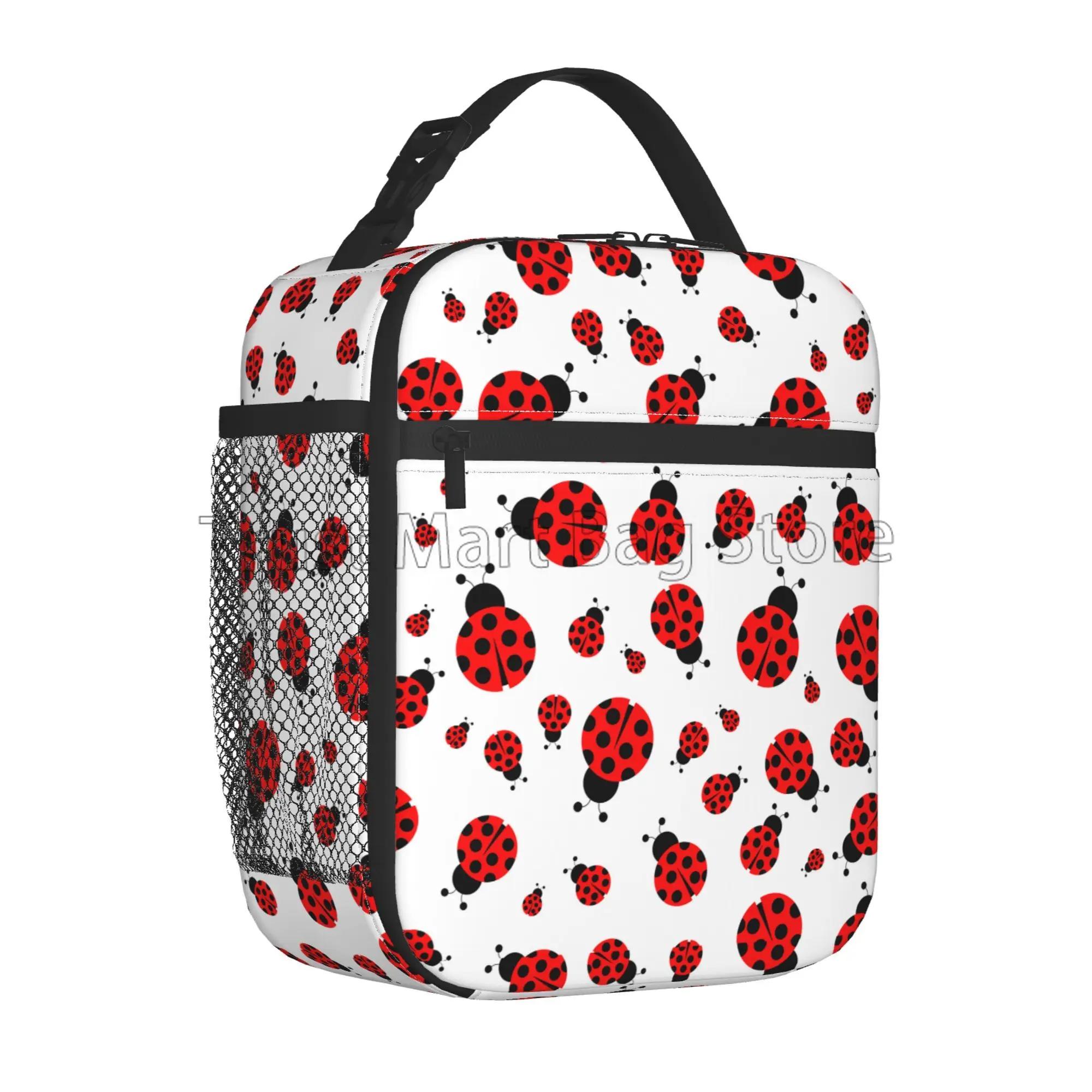 Cute Cartoon Ladybug Thermal Lunch Bag for Women Girls Reusable Portable Waterproof Insulated Lunch Box for Work Travel Picnic
Cute Cartoon Ladybug Thermal Lunch Bag for Women Girls Reusable Portable Waterproof Insulated Lunch Box for Work Travel Picnic