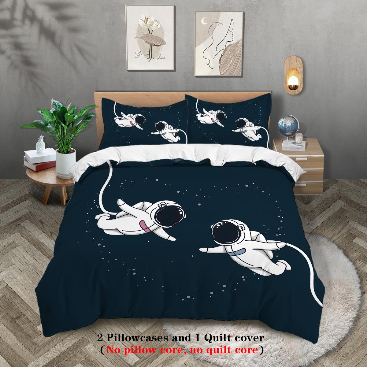 Космонавт 3D Цифровая печать Полиэстер Комплект из трех предметов Пододеяльник Постельное белье Пододеяльник Наволочка 135x200cm
Космонавт 3D Цифровая печать Полиэстер Комплект из трех предметов Пододеяльник Постельное белье Пододеяльник Наволочка 135x200cm