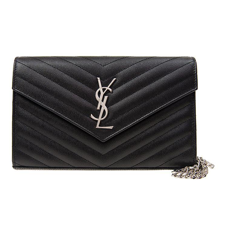 Saint Laurent Ysl Cassandre Silver Tone Hardware Link Icon Detachable Metal Chain Leather Crossbody Bag Women Crossbody Bag Black 377828-BOW02-1000 Basic Set (Bag+Dust Bag)
Saint Laurent Ysl Cassandre Silver Tone Hardware Link Icon Detachable Metal Chain Leather Crossbody Bag Women Crossbody Bag Black 377828-BOW02-1000 Basic Set (Bag+Dust Bag)