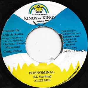 7inch Record ALOZADE - Phenominal NONE Kings of Kings 2001 Jamaica Reggae, Ska & Dub Used
7inch Record ALOZADE - Phenominal NONE Kings of Kings 2001 Jamaica Reggae, Ska & Dub Used