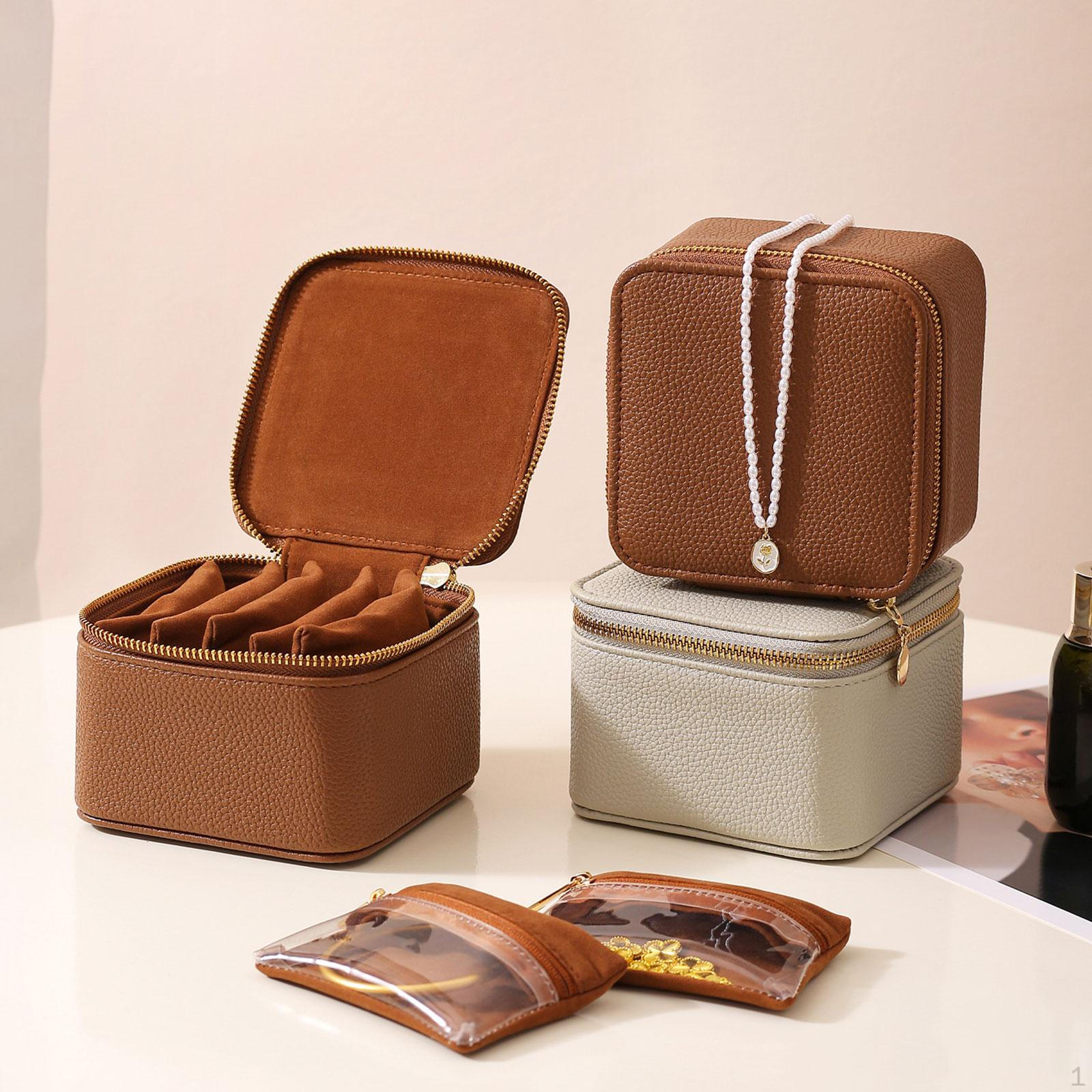 Case Compact Pouch Organizer PU Leather Jewelry Holder Zipper Closure Multifunctional Suitable for білий
Case Compact Pouch Organizer PU Leather Jewelry Holder Zipper Closure Multifunctional Suitable for білий