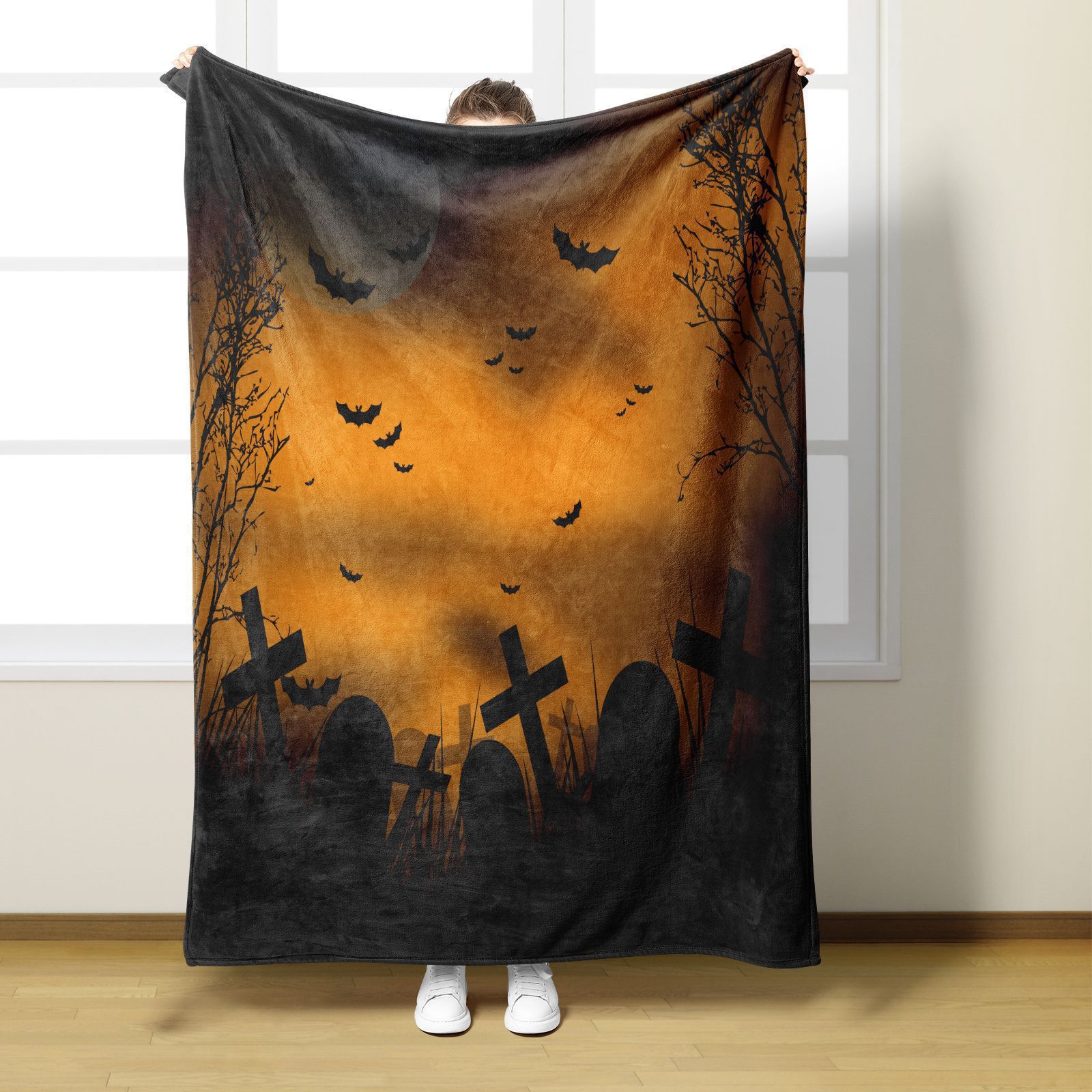 Halloween cartoon digitalprinted polyester Bedroom velvet flannel soft sofa cover blanket Fleece soft sofa cover blankets 75x100cm
Halloween cartoon digitalprinted polyester Bedroom velvet flannel soft sofa cover blanket Fleece soft sofa cover blankets 75x100cm