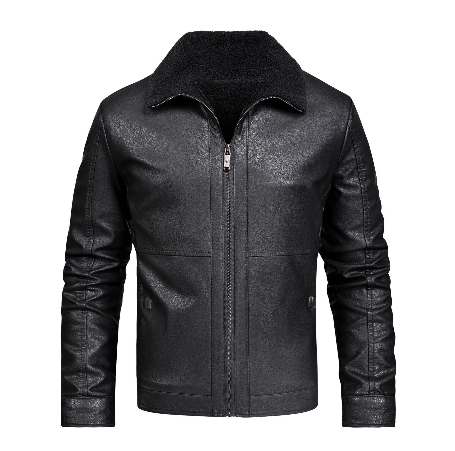 Мужская кожаная куртка мужская деловая короткая мотоциклетная куртка из искусственной кожи с лацканами плюс бархатная куртка из искусственной кожи XXXXL чёрный
Мужская кожаная куртка мужская деловая короткая мотоциклетная куртка из искусственной кожи с лацканами плюс бархатная куртка из искусственной кожи XXXXL чёрный