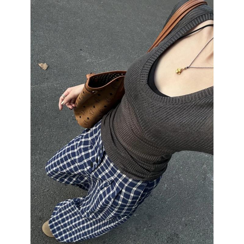 Spring slim-fitting and thin-necked Spice Girl style long-sleeved bottoming shirt for women with long-sleeved high-end knitted top XL темно-серого
Spring slim-fitting and thin-necked Spice Girl style long-sleeved bottoming shirt for women with long-sleeved high-end knitted top XL темно-серого