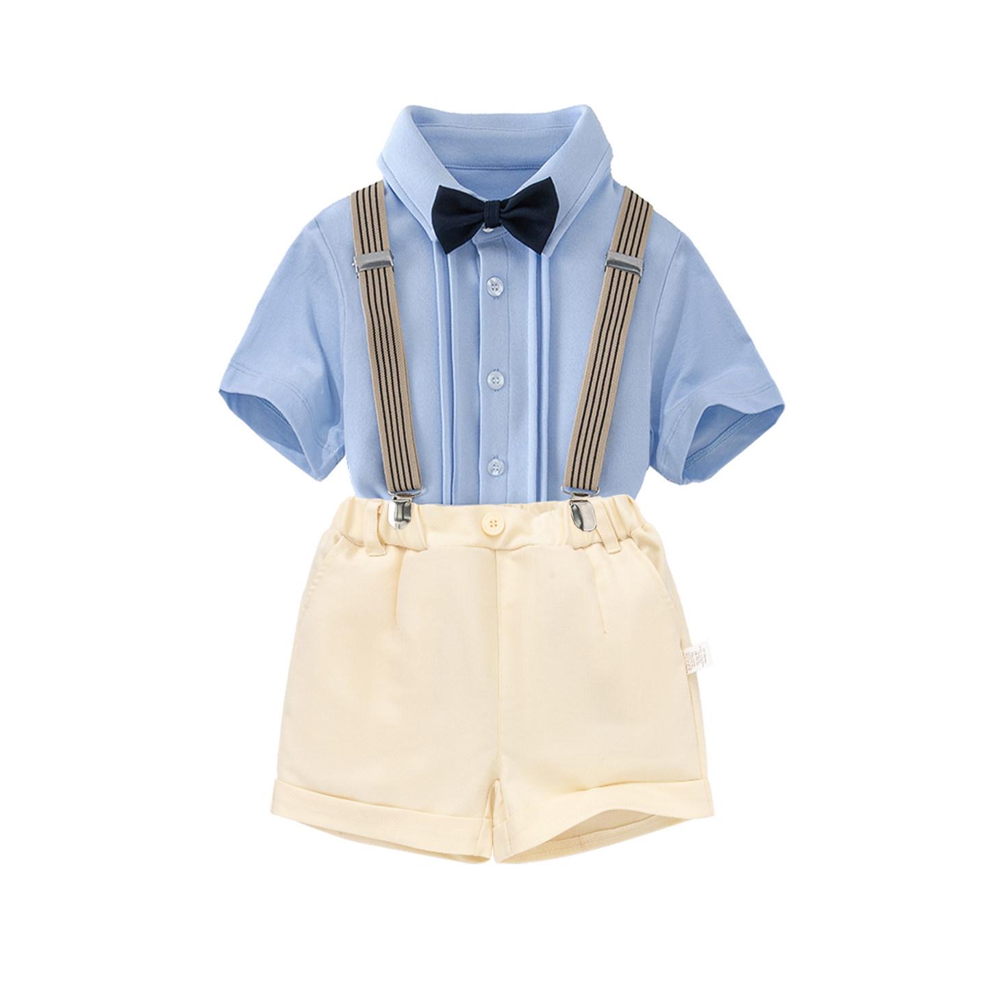 Boys Summer Two-Piece Short Sleeve Overalls - First Birthday Outfit 100 cm
Boys Summer Two-Piece Short Sleeve Overalls - First Birthday Outfit 100 cm