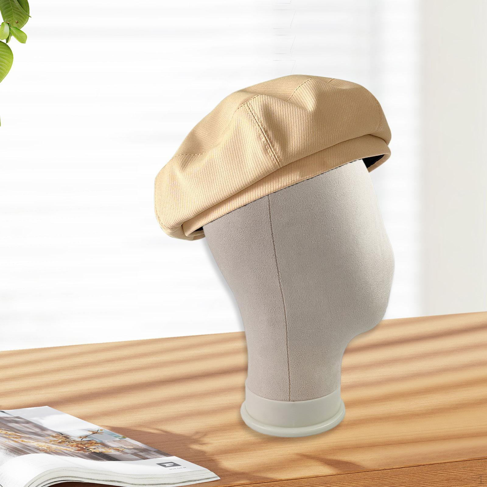 Mannequin Hat Head Wig Stand Suede Canvas Holder Ornament Suitable for 22 Inch
Mannequin Hat Head Wig Stand Suede Canvas Holder Ornament Suitable for 22 Inch