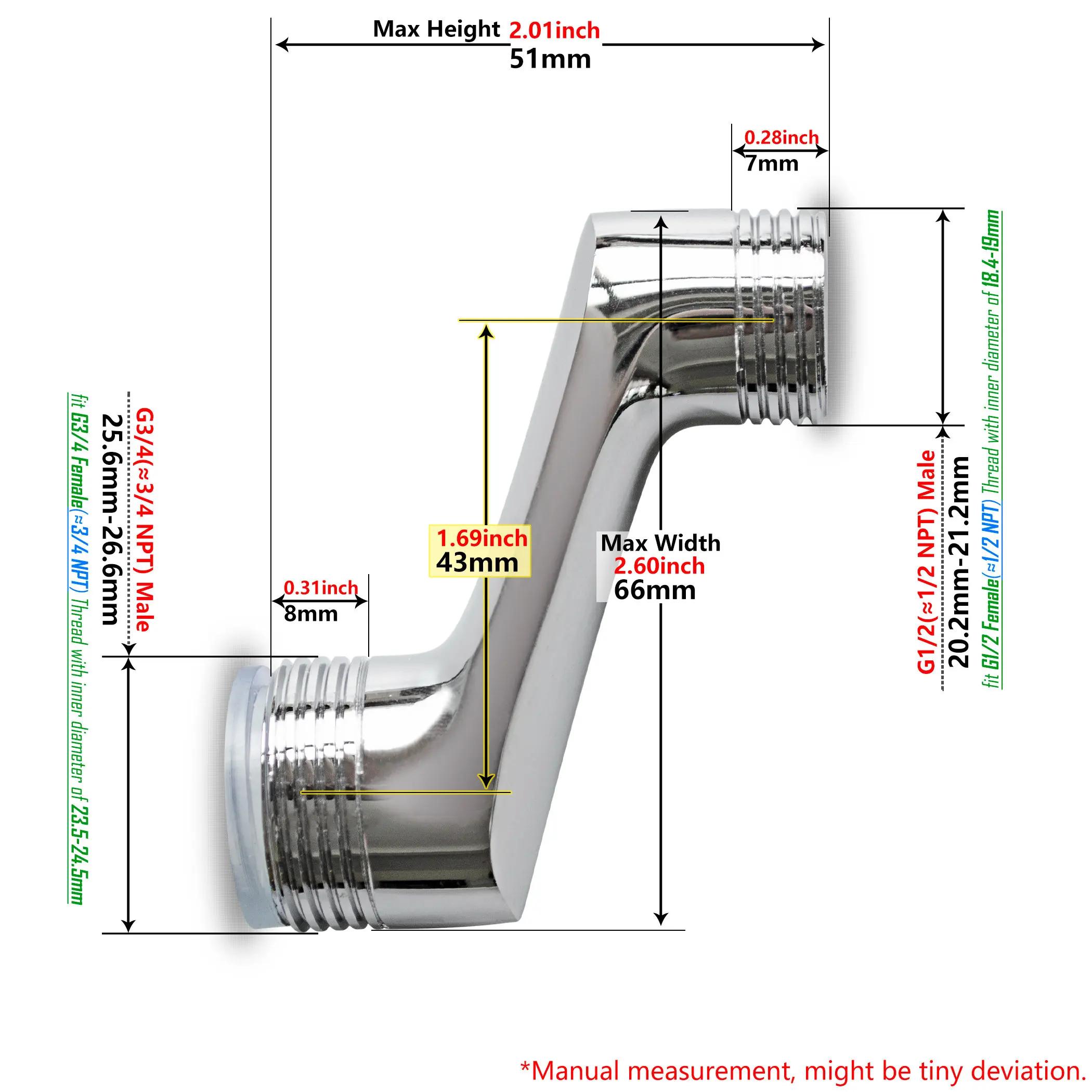 Эксцентриковый адаптер G1/2 наружная резьба x G3/4 наружная резьба Увеличенное расстояние Соединитель Удлиненный угловой переходник для смесительного клапана для душа 2 pieces&G1I2 M to G3I4 M
Эксцентриковый адаптер G1/2 наружная резьба x G3/4 наружная резьба Увеличенное расстояние Соединитель Удлиненный угловой переходник для смесительного клапана для душа 2 pieces&G1I2 M to G3I4 M