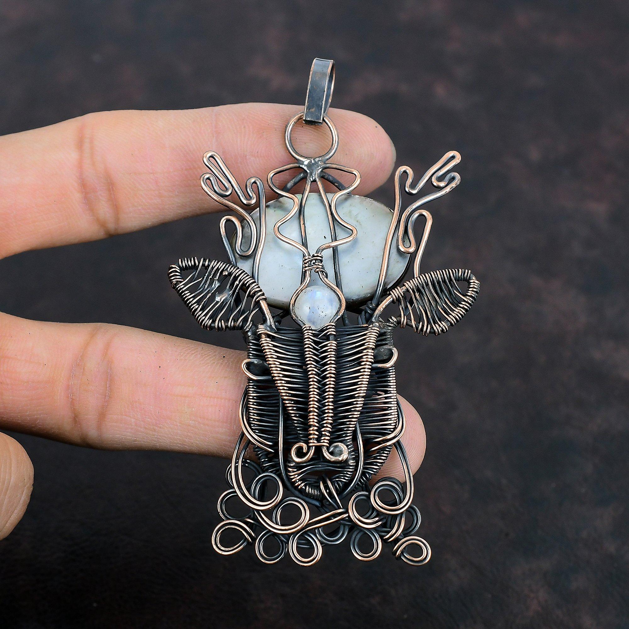 Black Mother Of Pearl Gemstone Pendant Copper Wire Wrapped Pendant Handmade Jewelry Moonstone Pendant Deer Face Pendant Anniversary Gifts
Black Mother Of Pearl Gemstone Pendant Copper Wire Wrapped Pendant Handmade Jewelry Moonstone Pendant Deer Face Pendant Anniversary Gifts