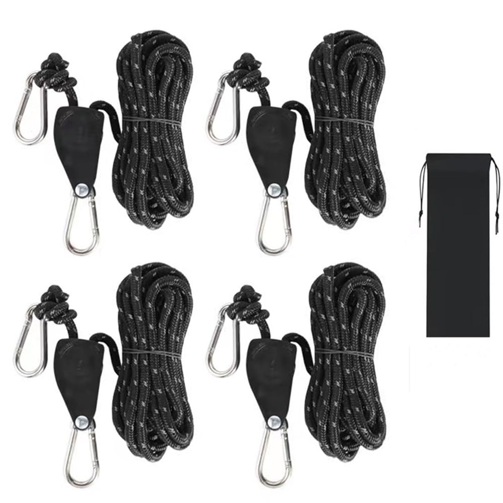 ILLIDAN Tent Rope Ratchet Mechanism Rope Ratchet 6mm x 5M Set of 4 Black Load Capacity 500kg Fluorescent Rope Guy Rope Paracord Rope Tent Rope Guy чёрный
ILLIDAN Tent Rope Ratchet Mechanism Rope Ratchet 6mm x 5M Set of 4 Black Load Capacity 500kg Fluorescent Rope Guy Rope Paracord Rope Tent Rope Guy чёрный
