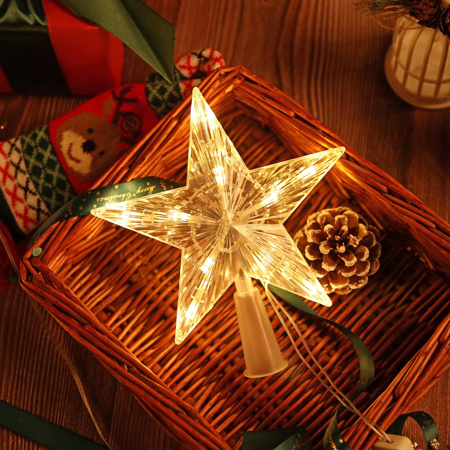15/19/23cm Christmas Tree Top Star Light LED Glowing Star Lamp Xmas Tree Decoration Home Party Supplies Navidad New Year Gift 15cm
15/19/23cm Christmas Tree Top Star Light LED Glowing Star Lamp Xmas Tree Decoration Home Party Supplies Navidad New Year Gift 15cm