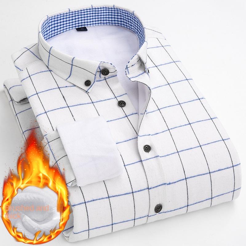 Рубашки с длинным рукавом для мужчин 2025 Осень Зима Новые Теплые Плюс Бархат Толстый Хлопок Лацкан Повседневные Клетчатые Рубашки Бренд Мужская Одежда 4XL белый
Рубашки с длинным рукавом для мужчин 2025 Осень Зима Новые Теплые Плюс Бархат Толстый Хлопок Лацкан Повседневные Клетчатые Рубашки Бренд Мужская Одежда 4XL белый