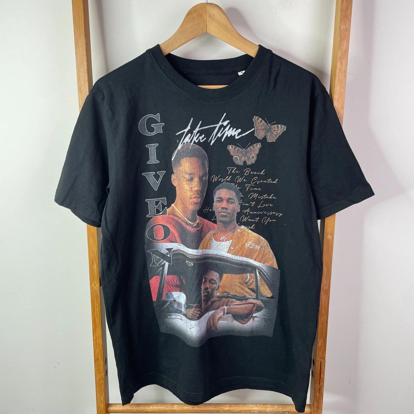 Giveon Shirt Mens Medium Black Graphic Print Short Sleeve Crew Neck Casual 2XL
Giveon Shirt Mens Medium Black Graphic Print Short Sleeve Crew Neck Casual 2XL
