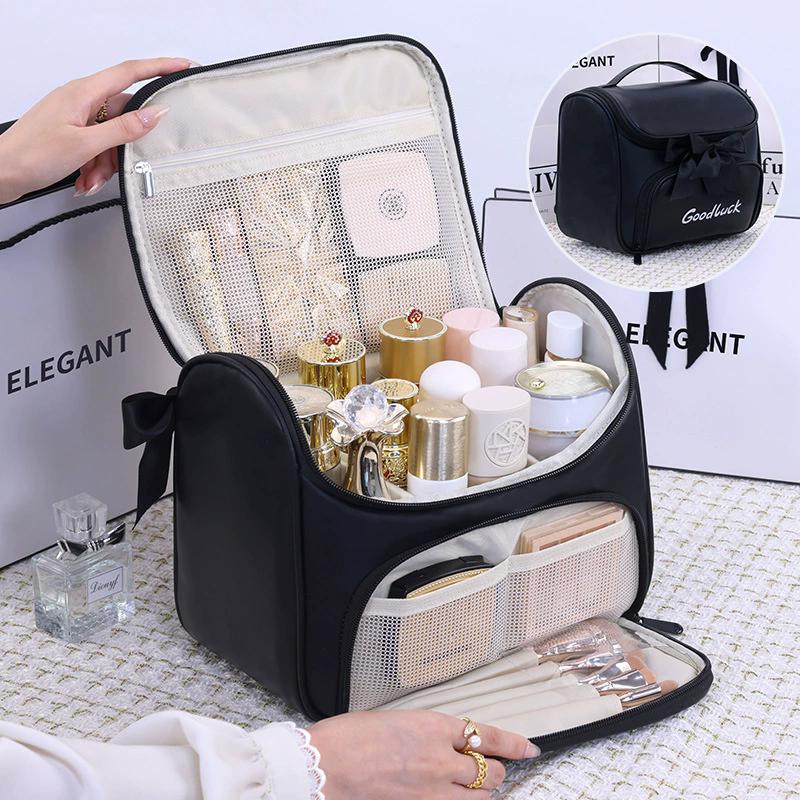 Cosmetic Bag Female Large-capacity Multifunctional Waterproof Wash Bag Travel Portable Out Cosmetics Storage Bag Makeup Box чёрный
Cosmetic Bag Female Large-capacity Multifunctional Waterproof Wash Bag Travel Portable Out Cosmetics Storage Bag Makeup Box чёрный