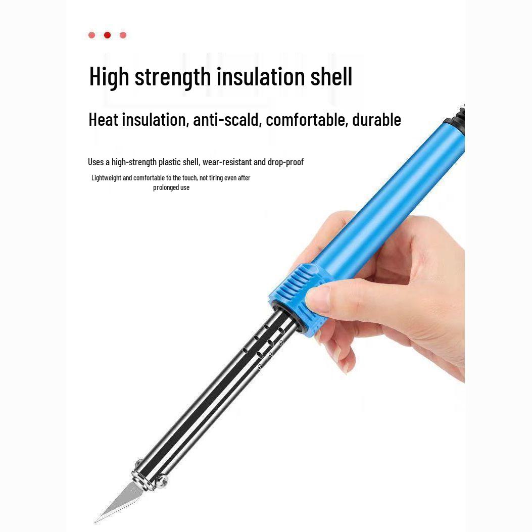 Dual-Use Electric Soldering Iron with Light Engraving for Household and Garden Tools
Dual-Use Electric Soldering Iron with Light Engraving for Household and Garden Tools