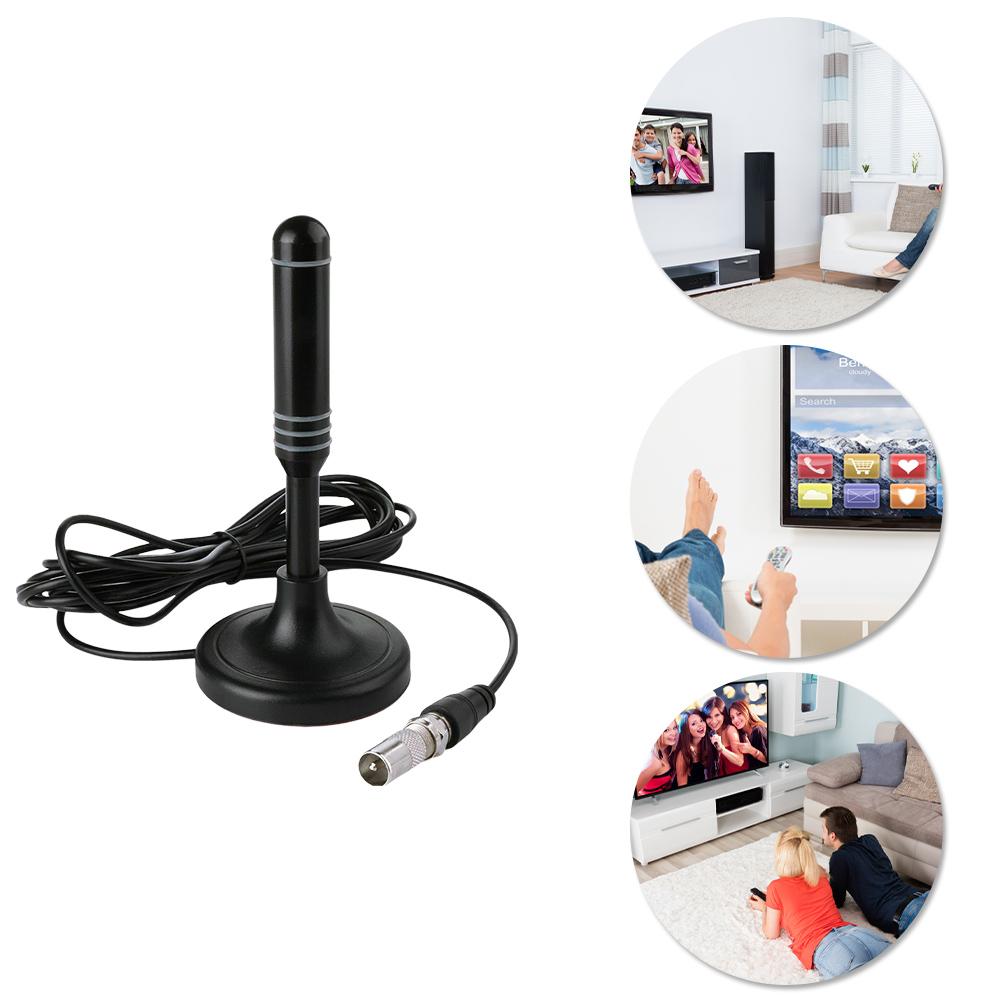 Portable TV Antenna 300cm Coax Cable Digital TV Antenna DVB-T DVB-T2 DAB Indoor Outdoor Digital HD Freeview Aerial Plug and Play
Portable TV Antenna 300cm Coax Cable Digital TV Antenna DVB-T DVB-T2 DAB Indoor Outdoor Digital HD Freeview Aerial Plug and Play