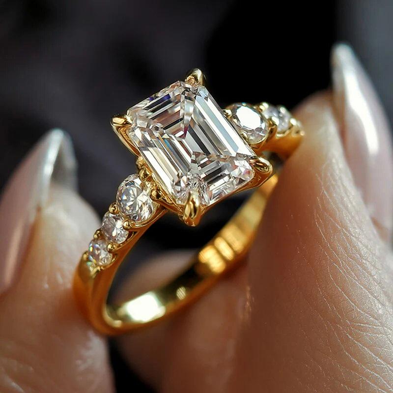 New Classic Square Inlaid Ring for Women s High End Personality New Wedding Round Geometric Arrangement Zircon Accessories 9
New Classic Square Inlaid Ring for Women s High End Personality New Wedding Round Geometric Arrangement Zircon Accessories 9