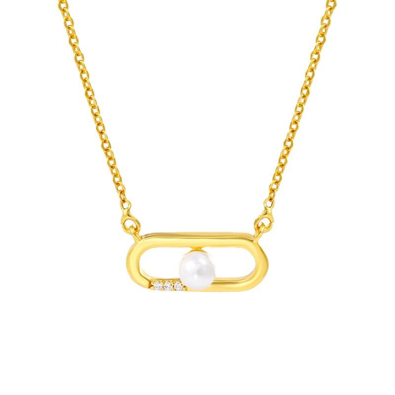 Luxury 24K 9999 Pure Gold real gold Oval simple geometric clavicle chain pearl pendant lady necklace золотой
Luxury 24K 9999 Pure Gold real gold Oval simple geometric clavicle chain pearl pendant lady necklace золотой