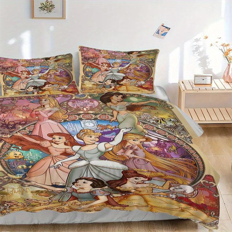 3pcs Disney Princesses Print Cover Set Ultra Soft, Breathable, and Comfortable Bedding with Stylish Design for Bedroom and Guest Room Decor 1 Cov 135x200cm
3pcs Disney Princesses Print Cover Set Ultra Soft, Breathable, and Comfortable Bedding with Stylish Design for Bedroom and Guest Room Decor 1 Cov 135x200cm