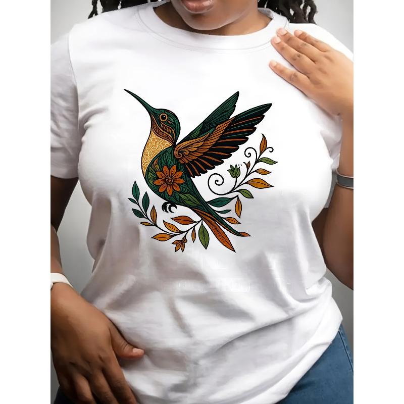 Casual Plus Size Women S Short Sleeve Tee - Stylish Printed Round Neck Top, A Must-Have for Spring, Comfortable Material, Women S Fashionable Shirt S белый
Casual Plus Size Women S Short Sleeve Tee - Stylish Printed Round Neck Top, A Must-Have for Spring, Comfortable Material, Women S Fashionable Shirt S белый