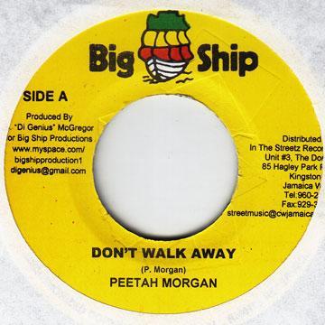 7inch Record PETER MORGAN - Don t Walk Away / New Chapter NONE Big Ship Jamaica Reggae, Ska & Dub Used
7inch Record PETER MORGAN - Don t Walk Away / New Chapter NONE Big Ship Jamaica Reggae, Ska & Dub Used