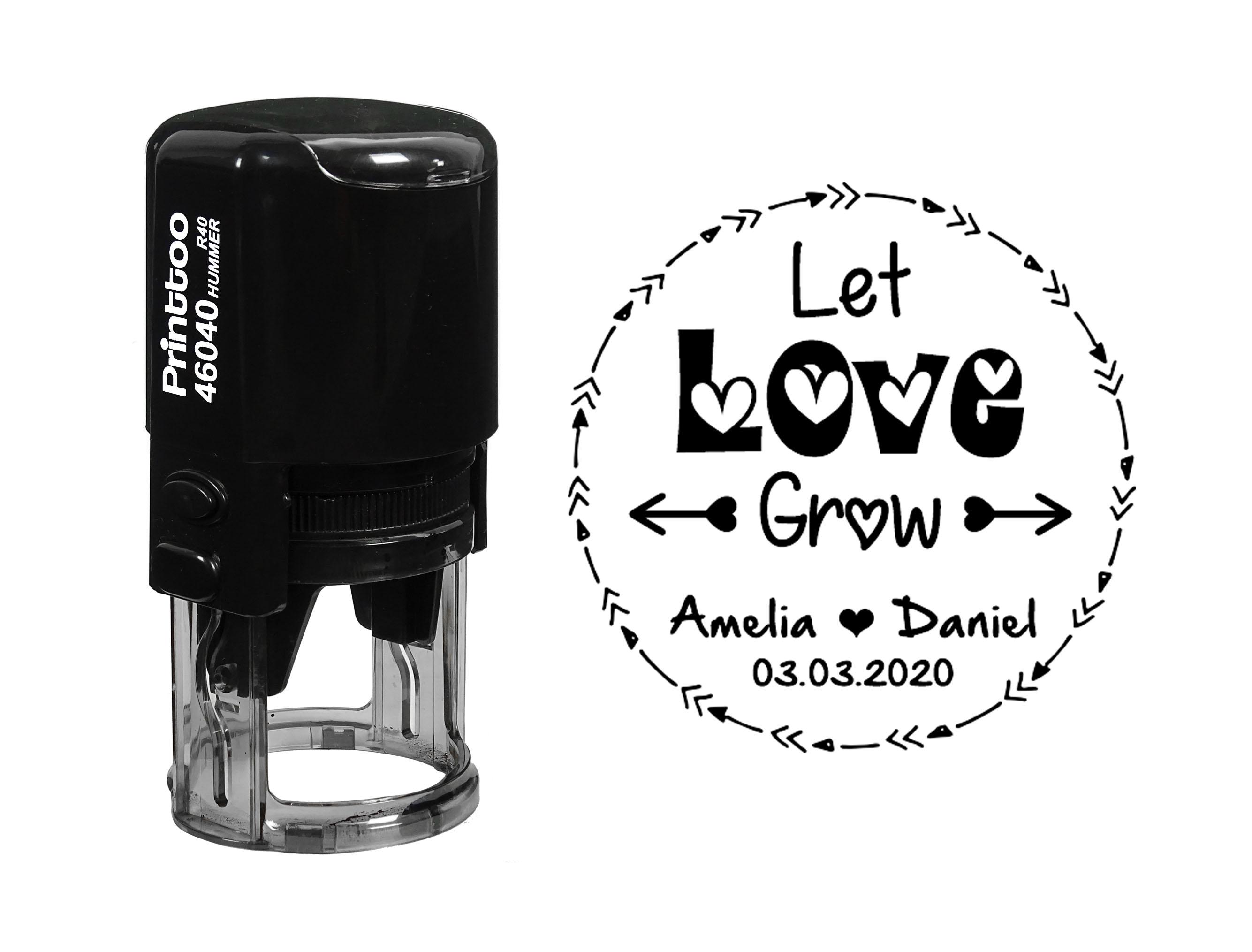 Printtoo PersonalizedA Heavy Duty Black Self Inking Wedding Favor Round Rubber Stamp Let Love Grow CustomA Stamper-40 40 mm Diameter чёрный
Printtoo PersonalizedA Heavy Duty Black Self Inking Wedding Favor Round Rubber Stamp Let Love Grow CustomA Stamper-40 40 mm Diameter чёрный