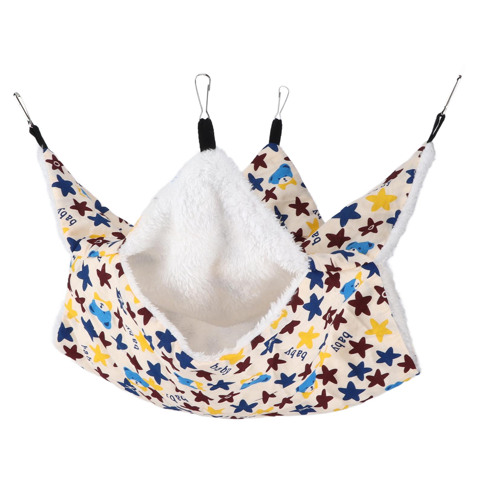 Гамак для маленьких домашних животных, теплая плюшевая подвесная клетка для домашних животных на двухъярусной кровати с крючками для хомяков, кроликов Small Size
Гамак для маленьких домашних животных, теплая плюшевая подвесная клетка для домашних животных на двухъярусной кровати с крючками для хомяков, кроликов Small Size