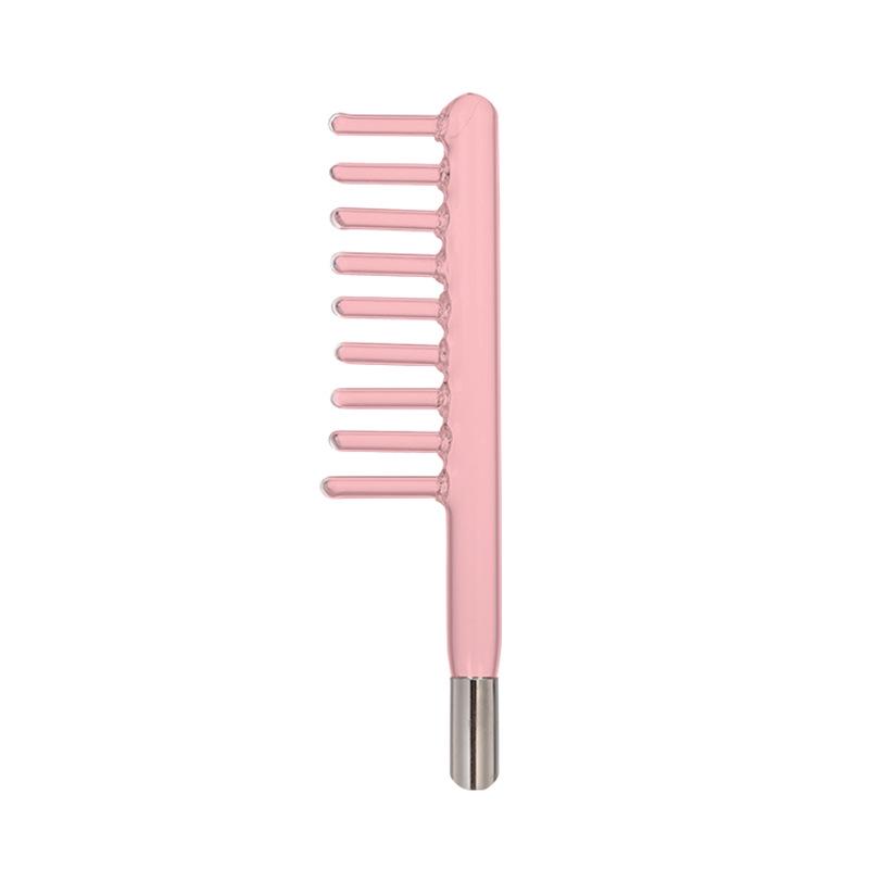 High-Frequency Beauty Device with Red Light Glass Massage Comb Attachment
High-Frequency Beauty Device with Red Light Glass Massage Comb Attachment