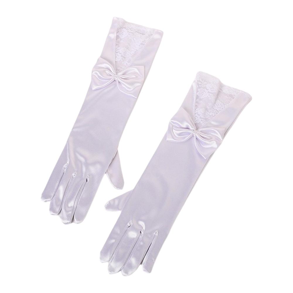 New Bowknot Satin Bride Gloves Lace Trim Long Sleeves Wedding Dress Gloves Etiquette Gloves Wedding Dress Accessories білий
New Bowknot Satin Bride Gloves Lace Trim Long Sleeves Wedding Dress Gloves Etiquette Gloves Wedding Dress Accessories білий