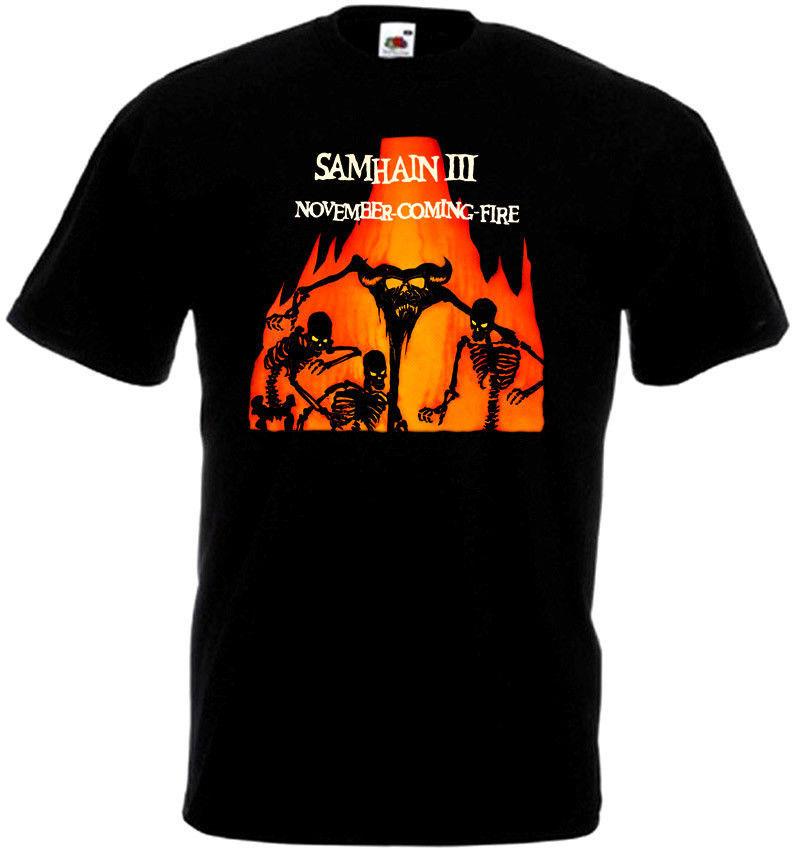 26 Samhain November Coming Fire T shirt black horror punk band all sizes S-5XL Unisex T-Shirt XXXXL
26 Samhain November Coming Fire T shirt black horror punk band all sizes S-5XL Unisex T-Shirt XXXXL
