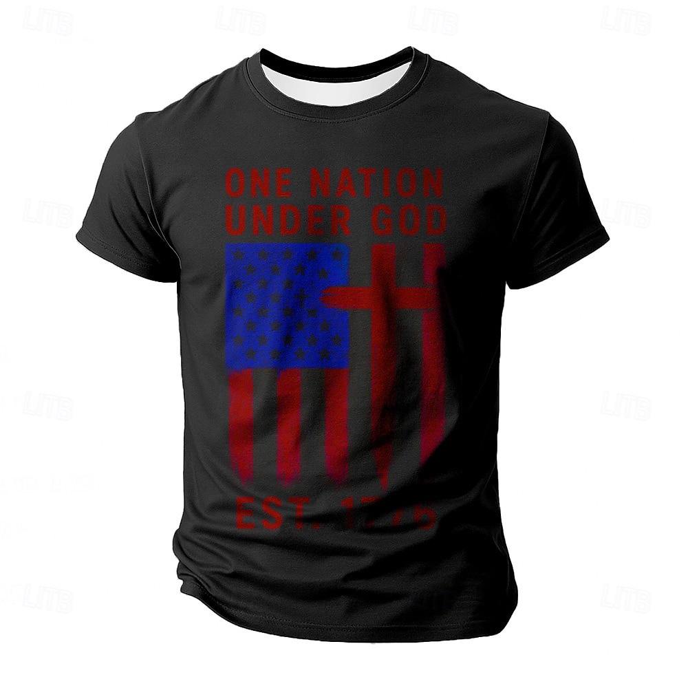 Мужская патриотическая футболка с американским флагом, футболка с коротким рукавом, 3D-принт, футболка с круглым вырезом, модная, повседневная, базовая, уличная, для повседневной носки, летняя одежда XL
Мужская патриотическая футболка с американским флагом, футболка с коротким рукавом, 3D-принт, футболка с круглым вырезом, модная, повседневная, базовая, уличная, для повседневной носки, летняя одежда XL
