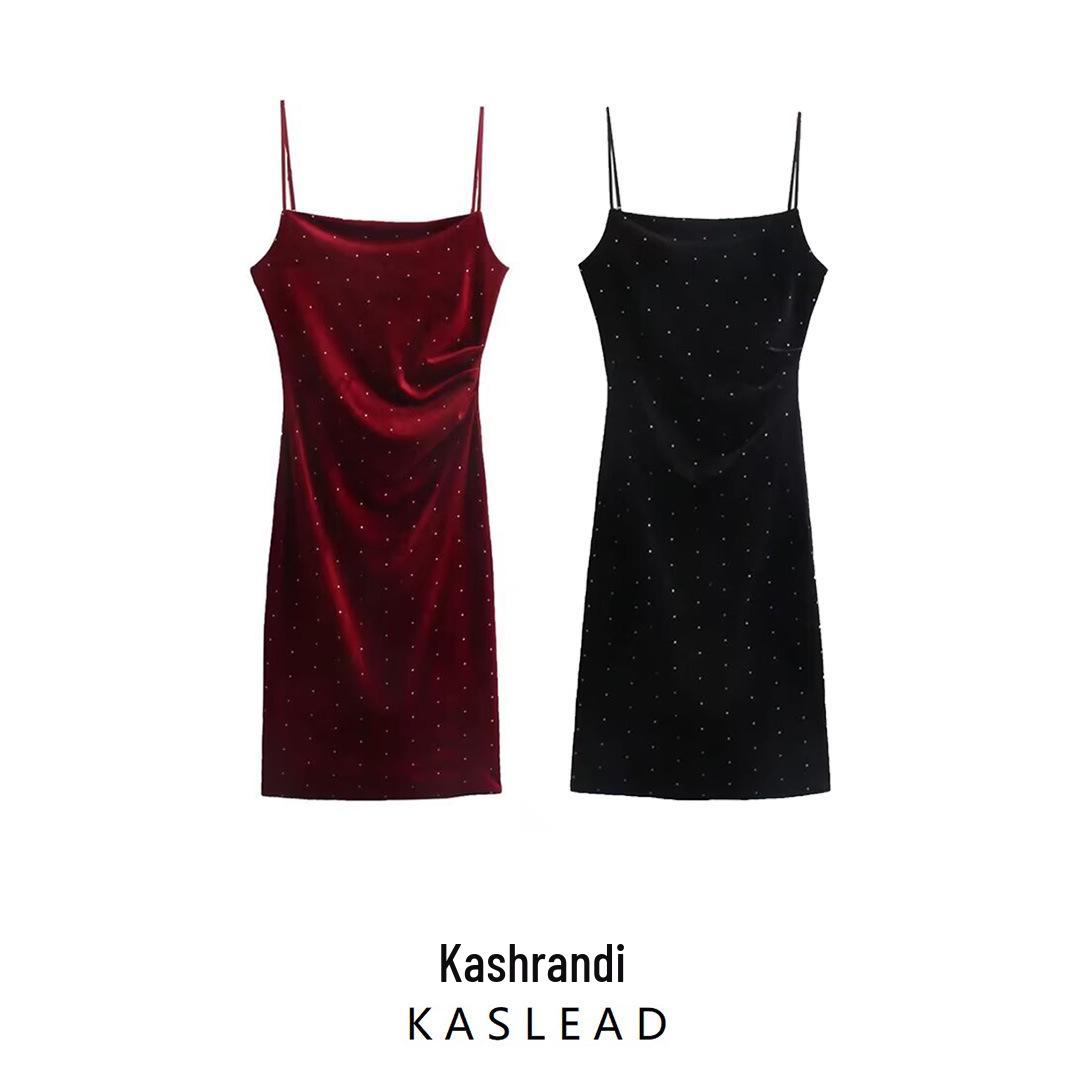 2024 Women s Velvet Pleated Slit Dress - European and American Style Fashion Medium червоний
2024 Women s Velvet Pleated Slit Dress - European and American Style Fashion Medium червоний