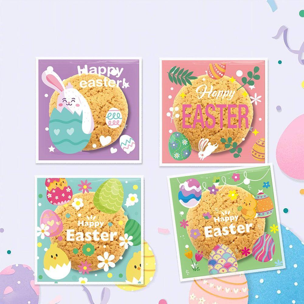 100 шт. праздничные принадлежности, пасхальные конфеты, пакеты, Счастливая Пасха, печенье, упаковка, пасхальное украшение