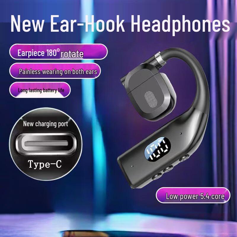 Wireless Over-Ear Bluetooth Earbuds P7 - Long Battery Life, Open Design, Non-In-Ear, Noise Cancelling, Ideal for Sports and Running
Wireless Over-Ear Bluetooth Earbuds P7 - Long Battery Life, Open Design, Non-In-Ear, Noise Cancelling, Ideal for Sports and Running