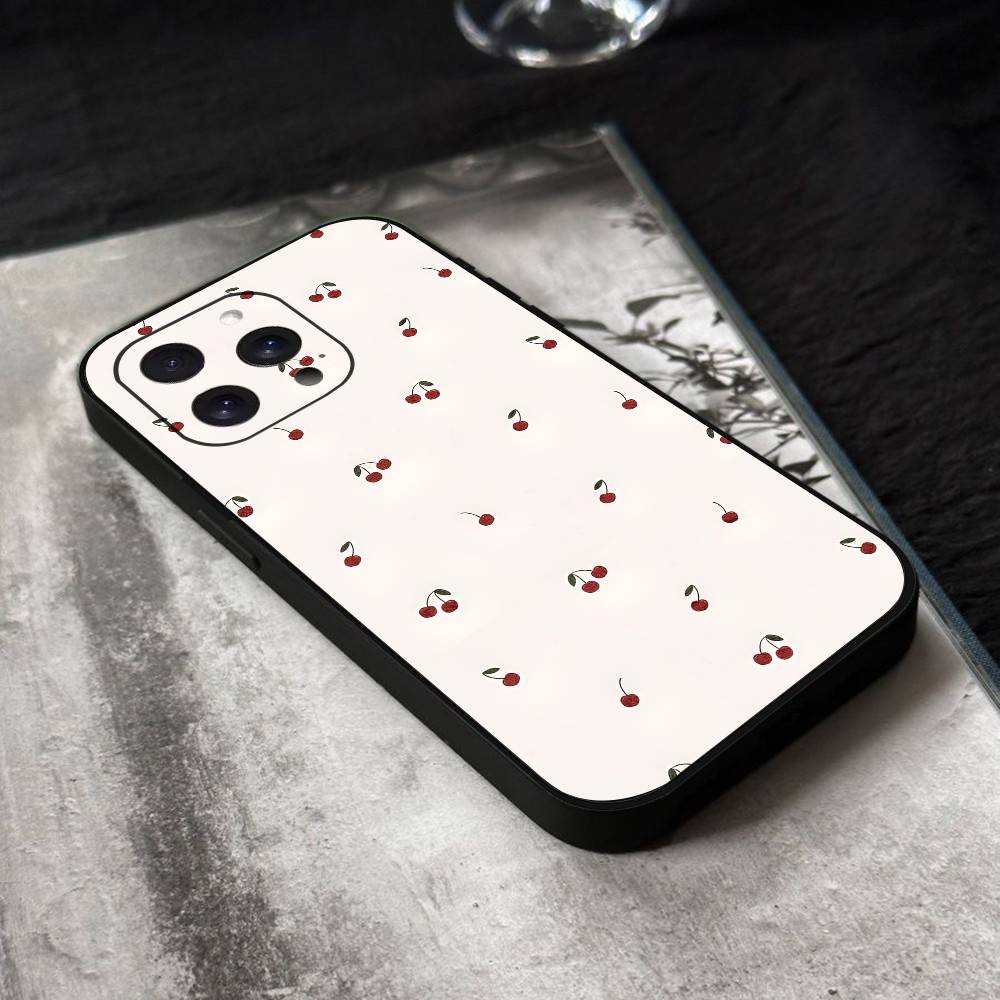 Cherry Phone Case Black Silicone Soft Shell For IPhone 17 16 15 14 13 12 11 Air Pro Max Plus Hot Sale iphone 12 Pro
Cherry Phone Case Black Silicone Soft Shell For IPhone 17 16 15 14 13 12 11 Air Pro Max Plus Hot Sale iphone 12 Pro