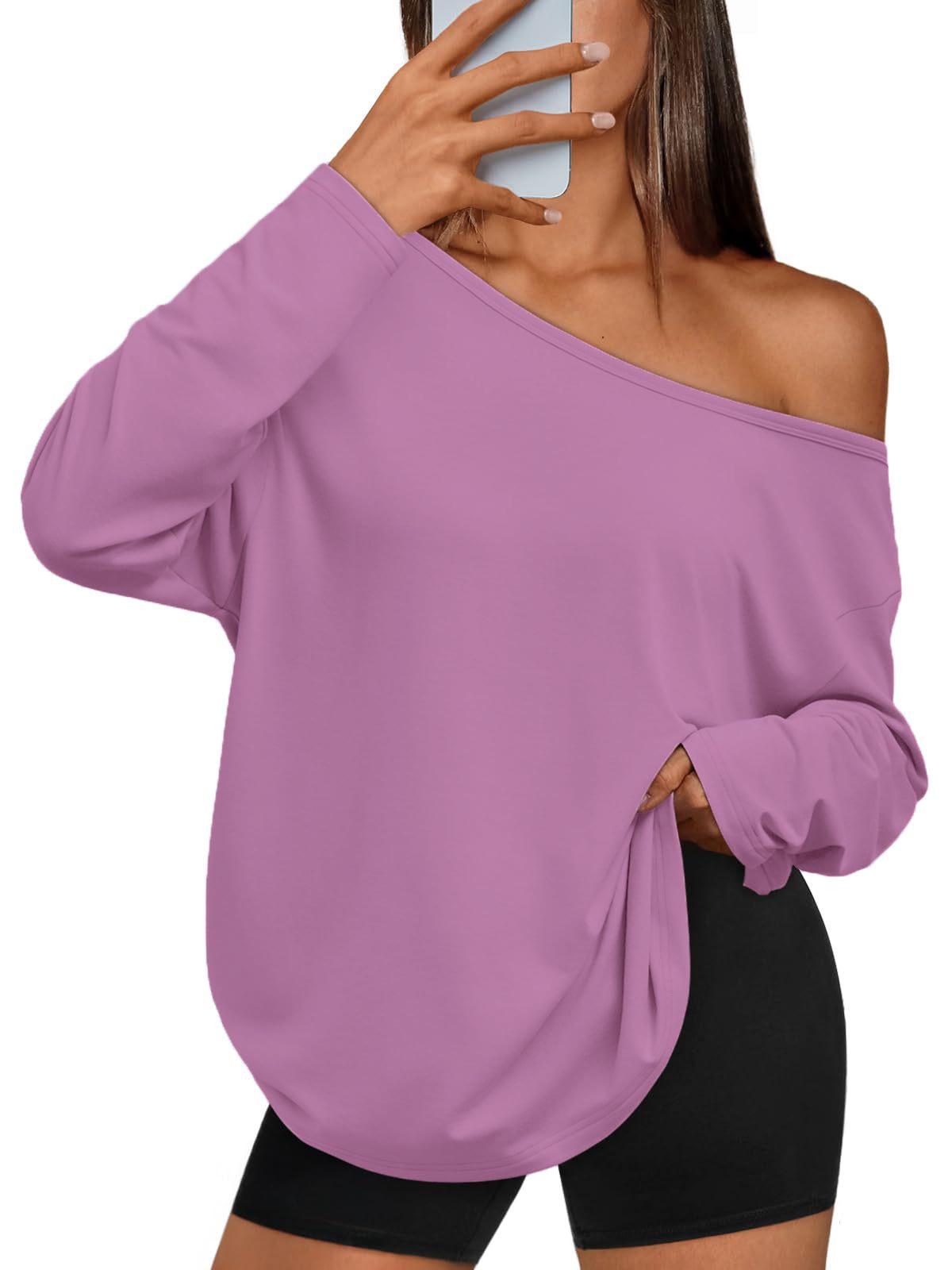 2026 European Women s One-Shoulder Long Sleeve Top - Spring/Summer Fashion Loose Casual Shirt Small фіолетовий
2026 European Women s One-Shoulder Long Sleeve Top - Spring/Summer Fashion Loose Casual Shirt Small фіолетовий