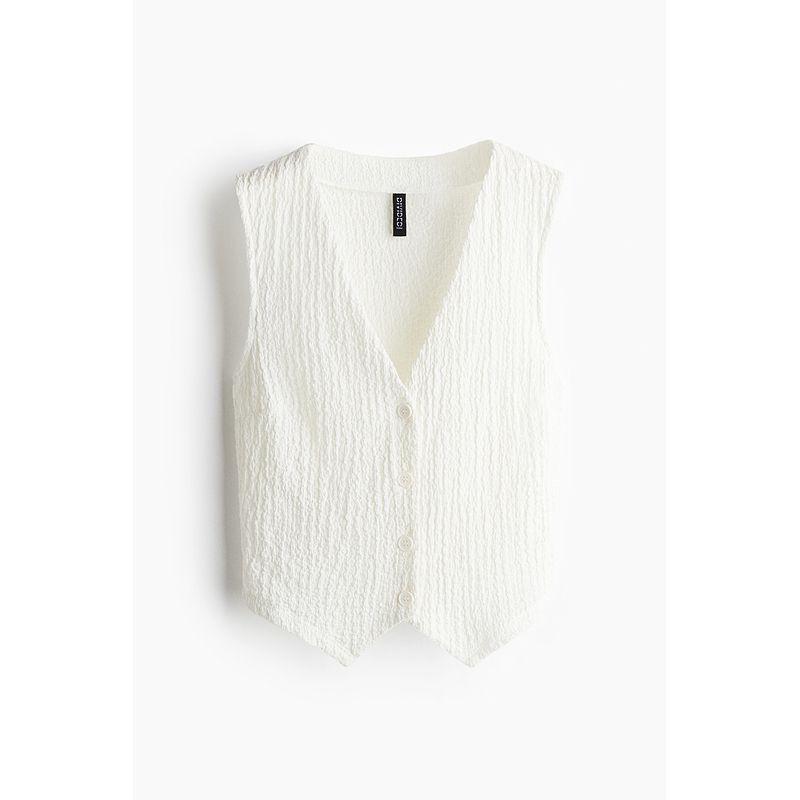 HM Women clothes Vest 2025 Summer New Fashion Trendy Temperament Texture Sense Jersey Vest 1296490 White 155/80(XS)
HM Women clothes Vest 2025 Summer New Fashion Trendy Temperament Texture Sense Jersey Vest 1296490 White 155/80(XS)