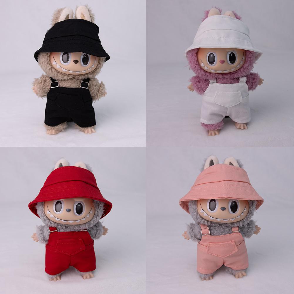 For 17cm Labubu Doll Clothes Fashion Jumpsuit Overalls Doll Clothes Color Match Bucket Hat Dolls Accessories Cute Decoration Little Clothes 05#
For 17cm Labubu Doll Clothes Fashion Jumpsuit Overalls Doll Clothes Color Match Bucket Hat Dolls Accessories Cute Decoration Little Clothes 05#