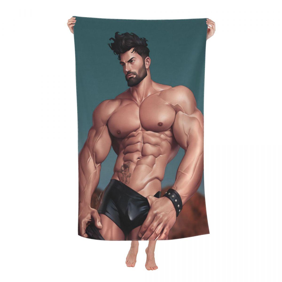Sexy Muscle Boy Body Beach Towel Super Quick-drying Tempting Pride Gay Art Travelling Swimming Camping Bath Towels Boys Men Gift W30*H60(CM)
Sexy Muscle Boy Body Beach Towel Super Quick-drying Tempting Pride Gay Art Travelling Swimming Camping Bath Towels Boys Men Gift W30*H60(CM)