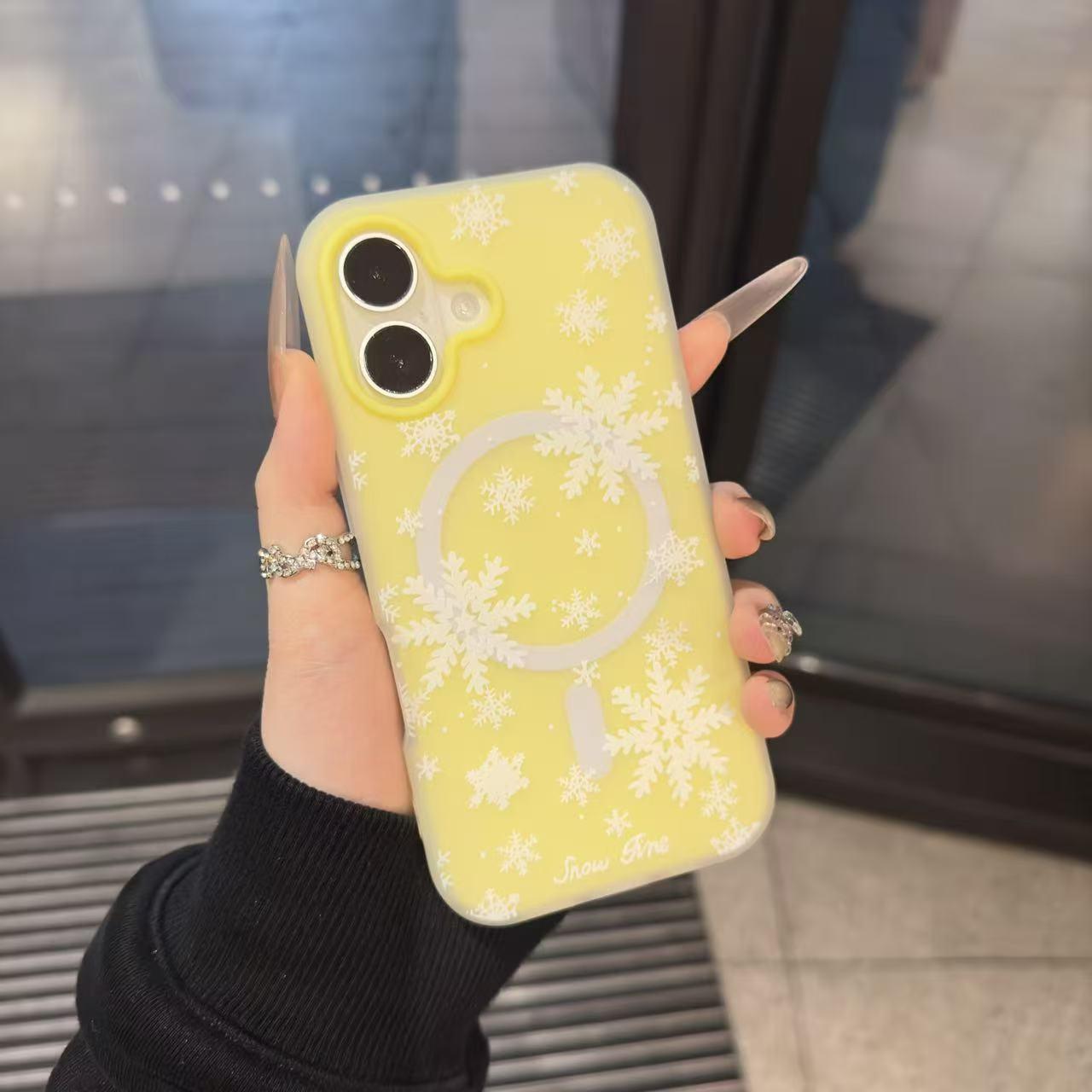 Frosted Snowflake Jelly Magnetic Case for Apple 17Pro/17/16/15/14/13/12 13 PRO
Frosted Snowflake Jelly Magnetic Case for Apple 17Pro/17/16/15/14/13/12 13 PRO