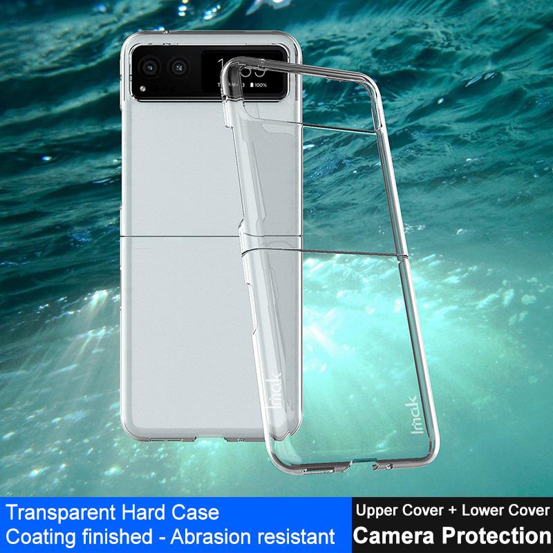IMAK Crystal Case II Pro for Motorola Razr 40 5G Clear PC Phone Case Two-Piece Design Shockproof Cover (Upper Cover+Lower Cover) A
IMAK Crystal Case II Pro for Motorola Razr 40 5G Clear PC Phone Case Two-Piece Design Shockproof Cover (Upper Cover+Lower Cover) A