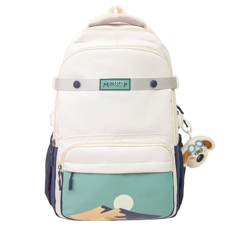 Студенческий школьный рюкзак Женский большой вместимости с принтом и цветными блоками Дорожный рюкзак Мужской рюкзак
Студенческий школьный рюкзак Женский большой вместимости с принтом и цветными блоками Дорожный рюкзак Мужской рюкзак