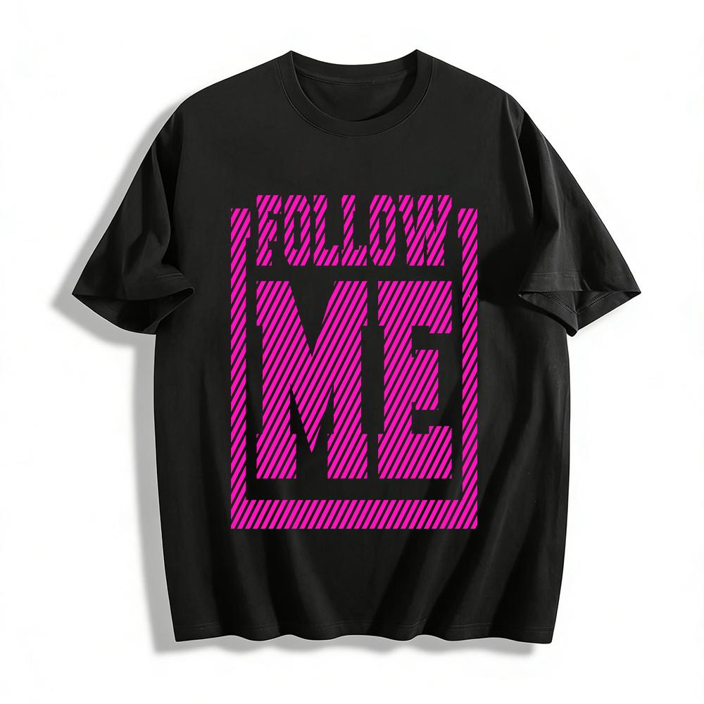 Trendy FOLLOW ME Diagonal Print Casual Crew Neck Short Sleeve Top Pure cotton T-shirt XXS
Trendy FOLLOW ME Diagonal Print Casual Crew Neck Short Sleeve Top Pure cotton T-shirt XXS