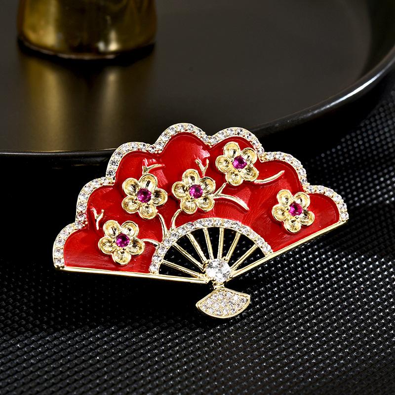 Women s Light Luxury Clothing Accessories Suits Fashionable Temperament Flower Vintage Fan New Chinese Plum Blossom Brooch
Women s Light Luxury Clothing Accessories Suits Fashionable Temperament Flower Vintage Fan New Chinese Plum Blossom Brooch