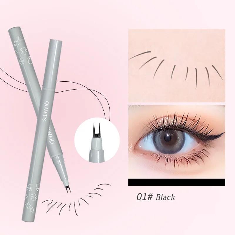 Double Forked Tip Lower Lash Pen Ultra-thin 2 Fork Tip Liquid Eyeliner Waterproof Natural Eye Brow Lying Silkworm Contour Makeup
Double Forked Tip Lower Lash Pen Ultra-thin 2 Fork Tip Liquid Eyeliner Waterproof Natural Eye Brow Lying Silkworm Contour Makeup