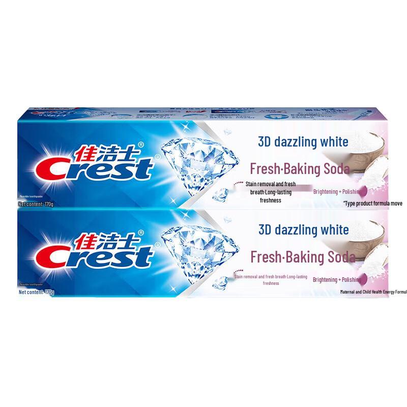 Crest 3D White Baking Soda Toothpaste
Crest 3D White Baking Soda Toothpaste